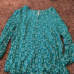 Teal Blouses